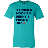 Baseball Favorite Players - Canvas Unisex T-Shirt