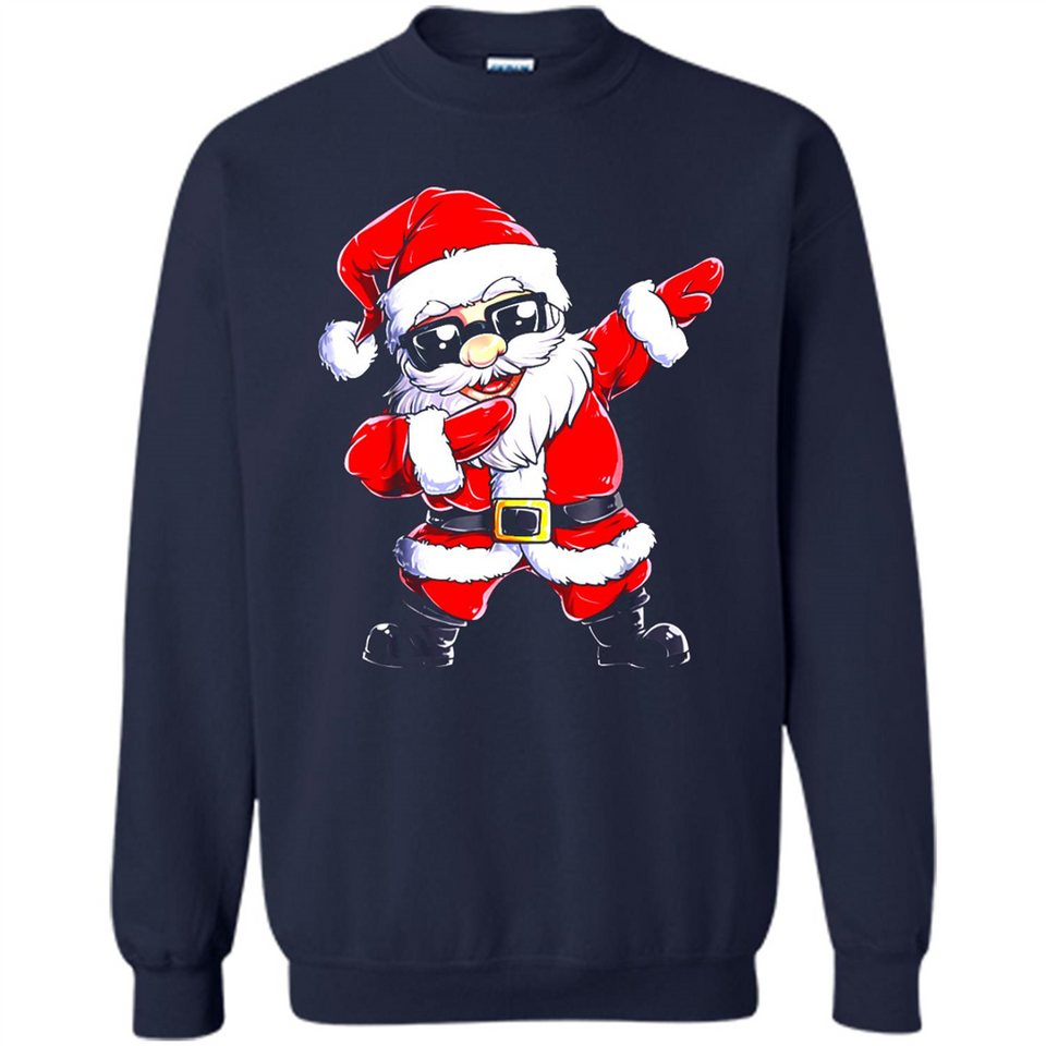 Christmas shirt Dabbing Santa Claus Xmas Gift - Sweatshirt