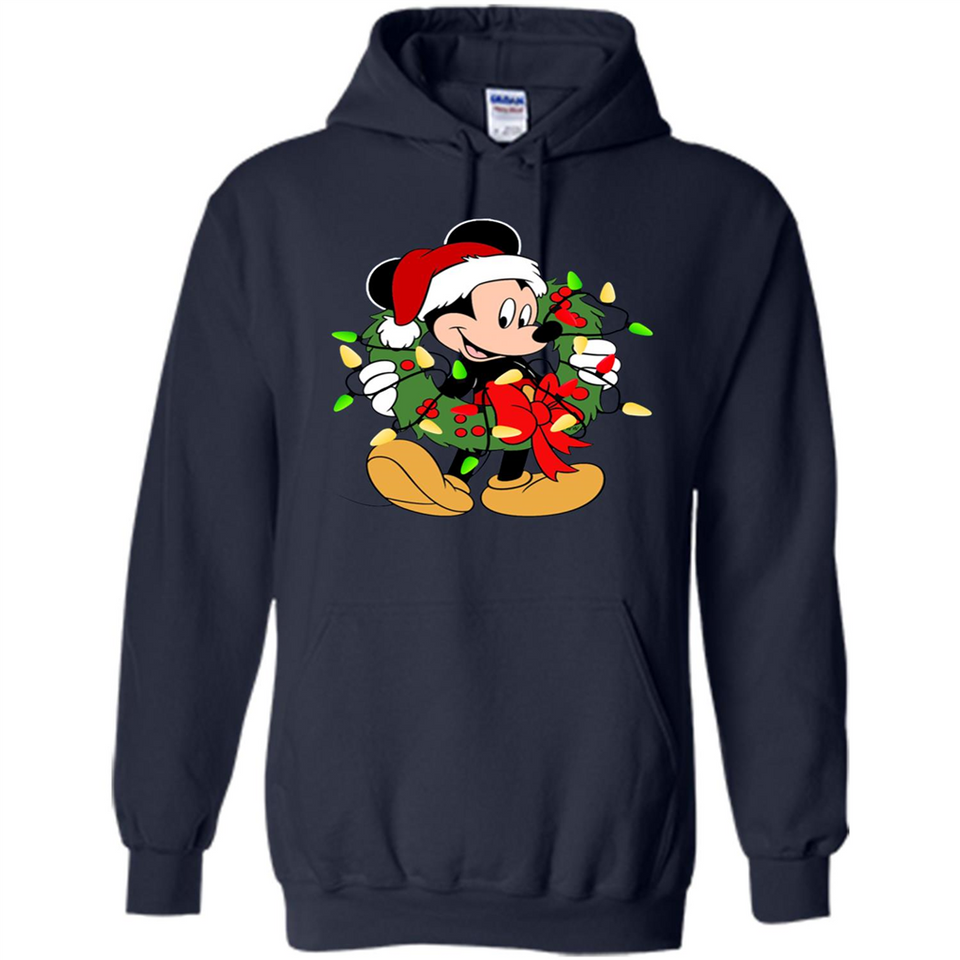 Disney Mickey Mouse Christmas Lights Sweatshirt - Hoodie