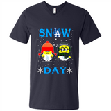 Snow Day Shirt For Los Angeles Dodgers Vs Minion Fans pingpong