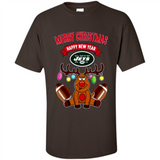 New York Jets NFL Reindeer Funny Merry Christmas And Happy New Year