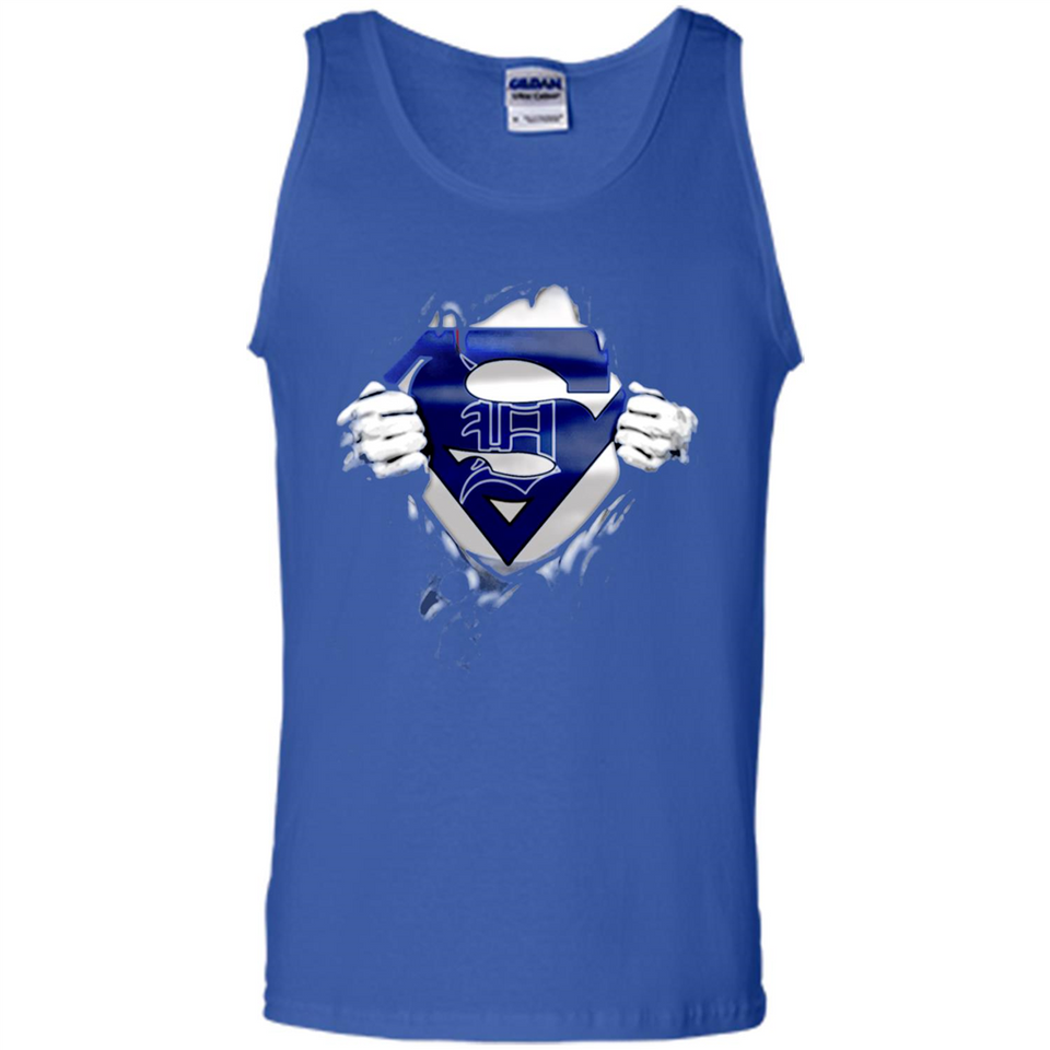 Detroit Tigers And Superman Fans - Tank Top
