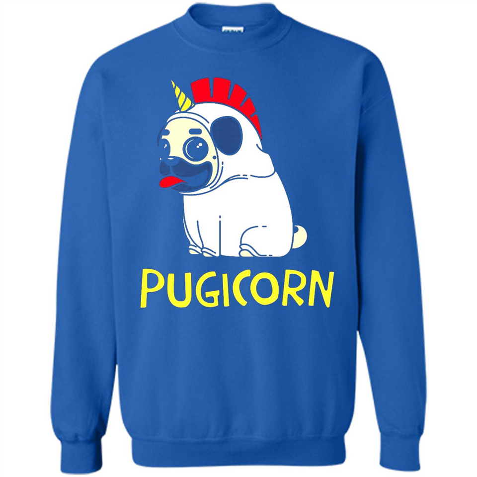 Pugicorn Pug Unicorn Funny Shirt PINGPONG - Sweatshirt