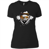 Cleveland Browns And Superman Fans - Ladies' Boyfriend T-Shirt