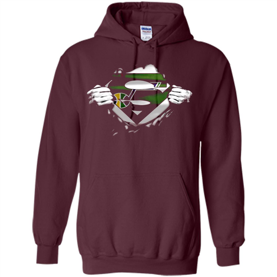Utah Jazz And Superman Fans - Hoodie