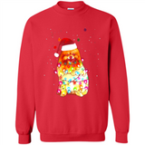Pomeranian Santa Lights Christmas Dog Xmas Sweatshirt - Sweatshirt