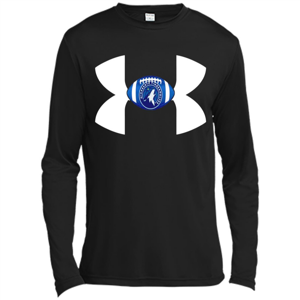 MinnesotaTimberwolves Under Armour Logo - Canvas Long Sleeve T-Shirt