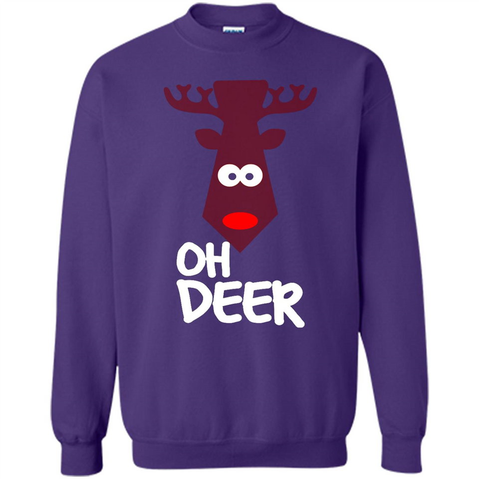 Oh Deer Christmas Reindeer Black mugs PINGPONG - Sweatshirt