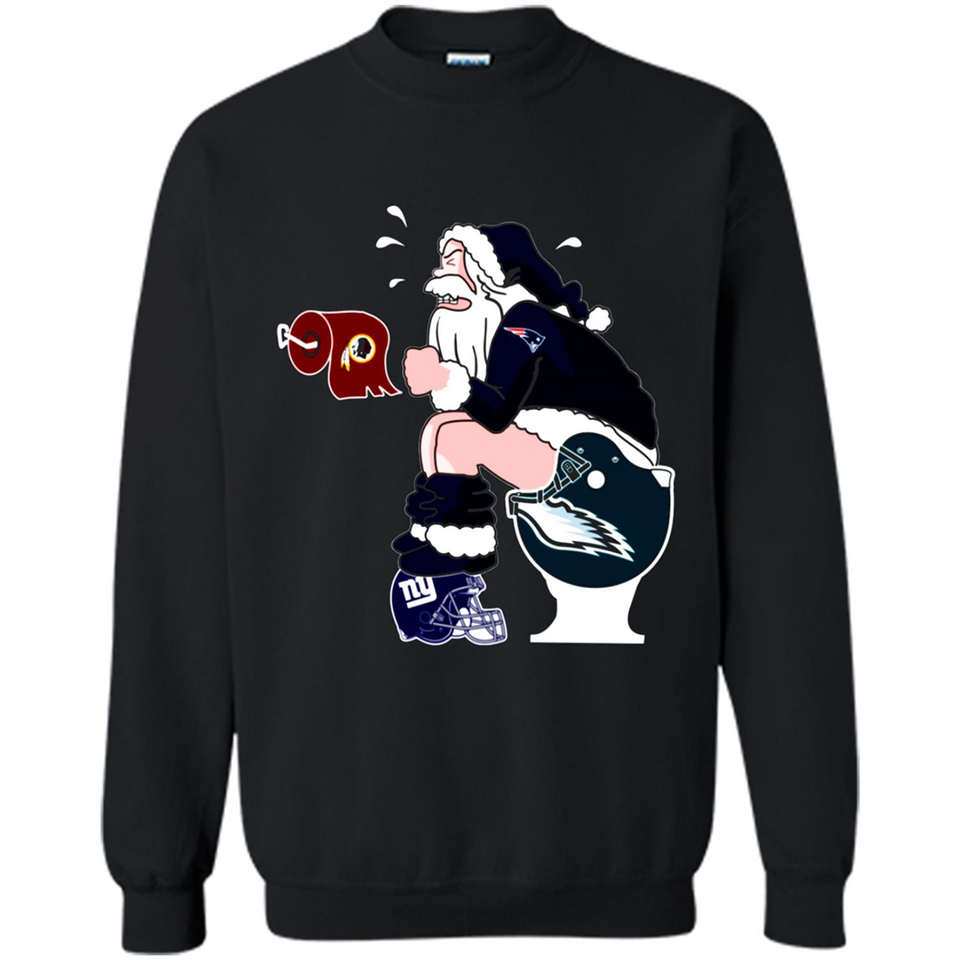 New England Patriots Toilet Santa Claus PINGPONG