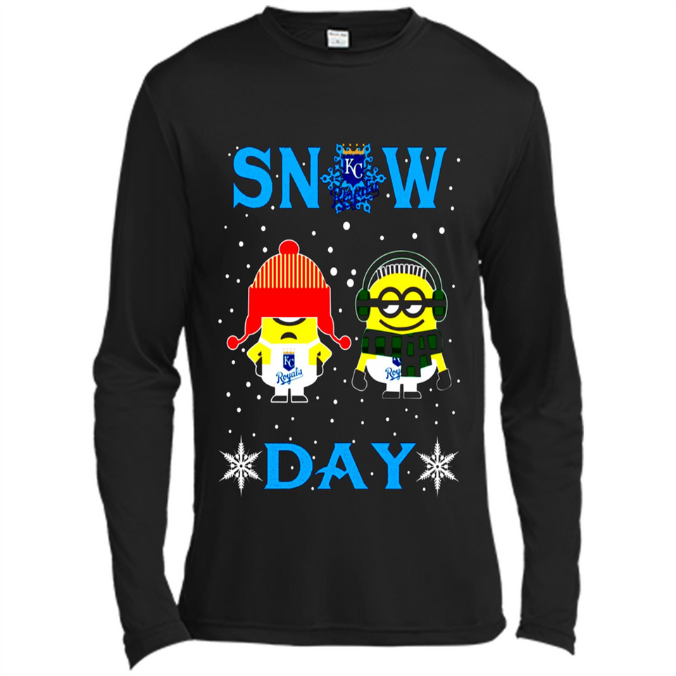 Snow Day Shirt For Kansas City Royals Vs Minion Fans pingpong