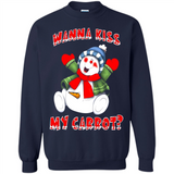 Snowman Wanna Kiss My Carrot Christmas - Sweatshirt