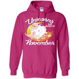 Unicorns Are Born In November Magical Rainbow