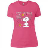 Snoopy I'm Not Anti-Social I Am Selectively Social