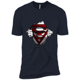 Chicago Bulls And Superman Fans - Premium Short Sleeve T-Shirt