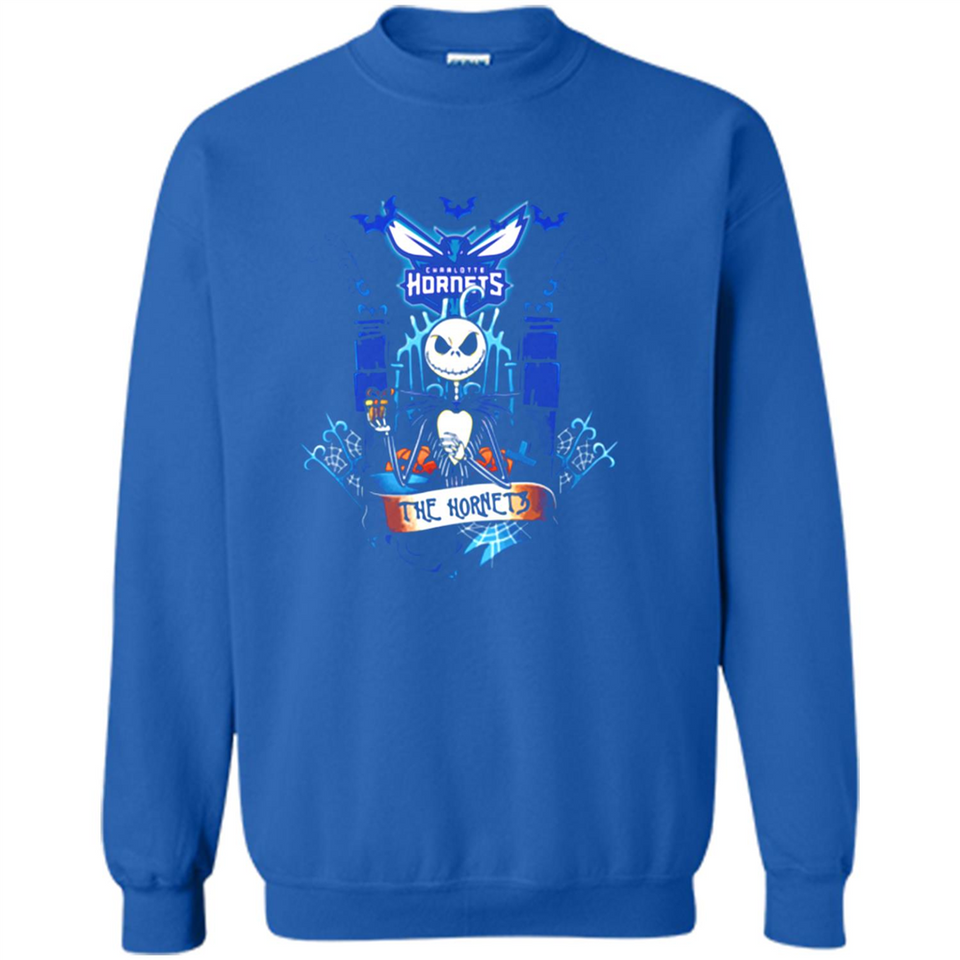 Charlotte Hornets Halloween The Nightmare Before Christmas - Sweatshirt