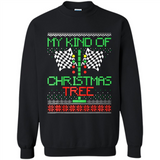 Funny Drag Racing Ugly Christmas Holiday Tree PING PONG
