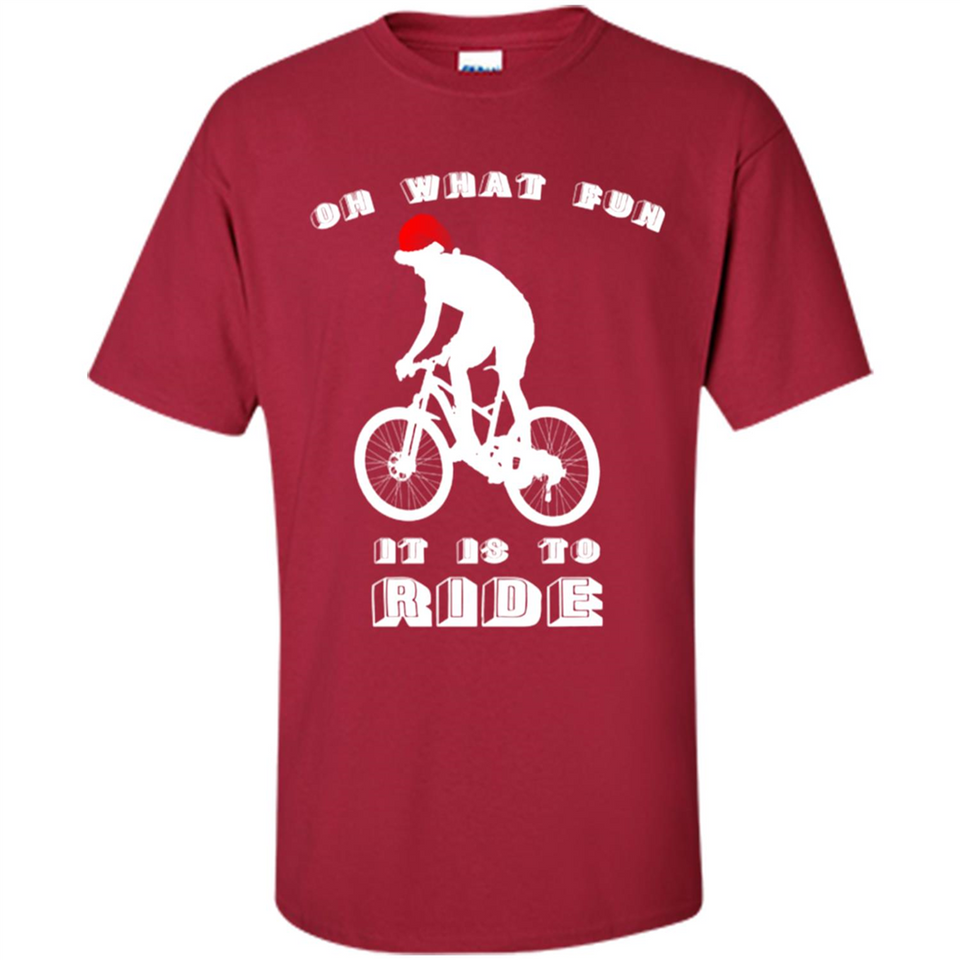 Christmas Mountain Biking Shirt Mountain Biker Christmas