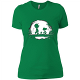 Snoopy The Peanuts Walking To The Moon