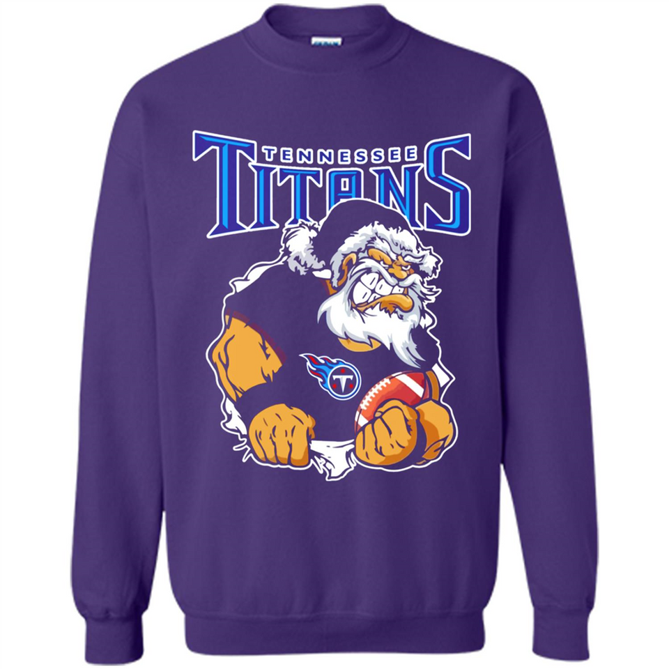 Grumpy Santa Claus Tennessee Titans Football Team PINGPONG
