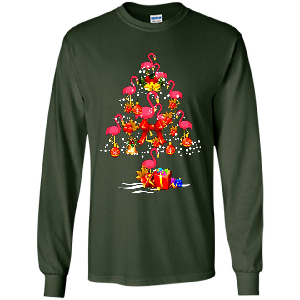 Flamingo Christmas Tree Merry Christmas Flamingo PING PONG
