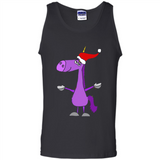 Funny Christmas Unicorn in Santa Hat - Tank Top