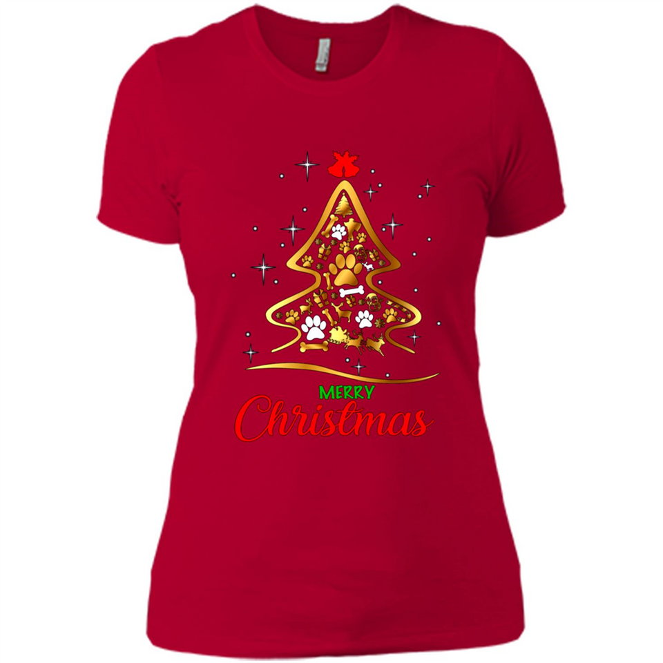 Merry Christmas Dogs Christmas Tree PING PONG