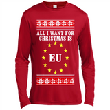 All I want for Christmas is EU ugly - Canvas Long Sleeve T-Shirt