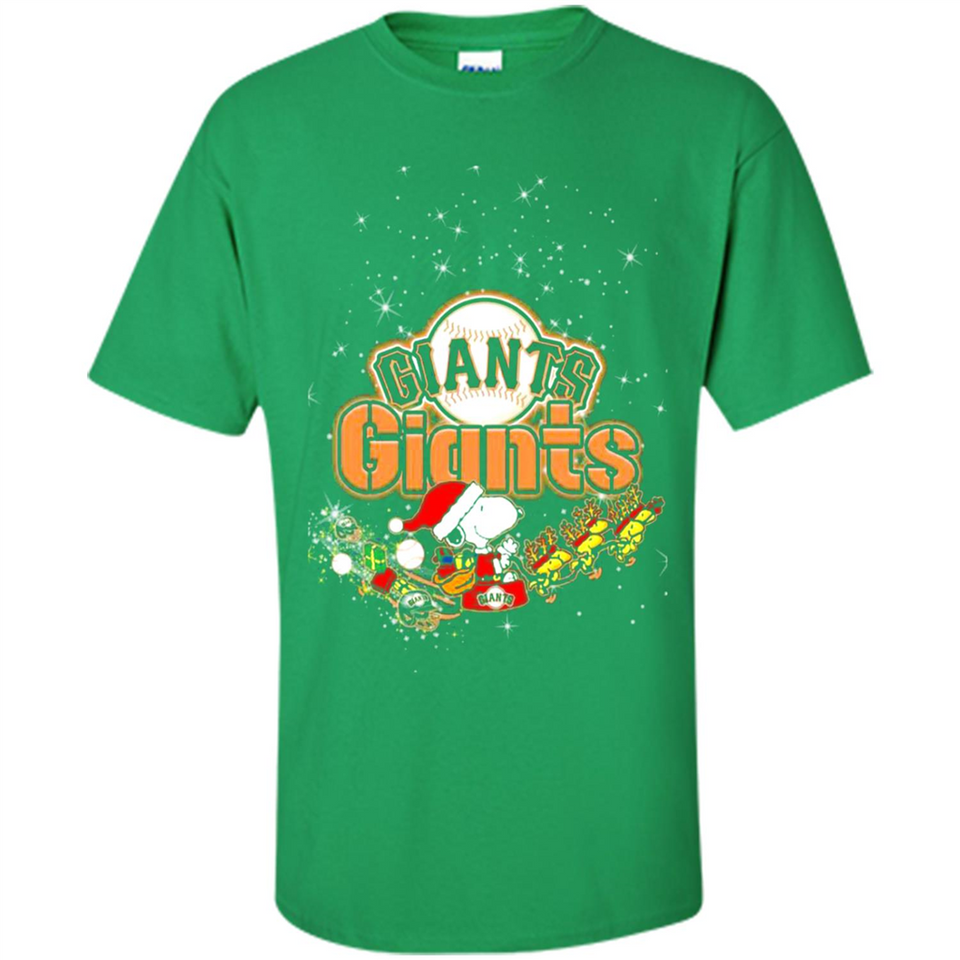 Snoopy Christmas San Francisco Giants - Shirt