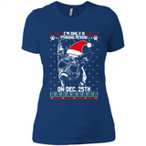 Morning Person Dutch Shepherd Funny Xmas - Ladies' Boyfriend T-Shirt