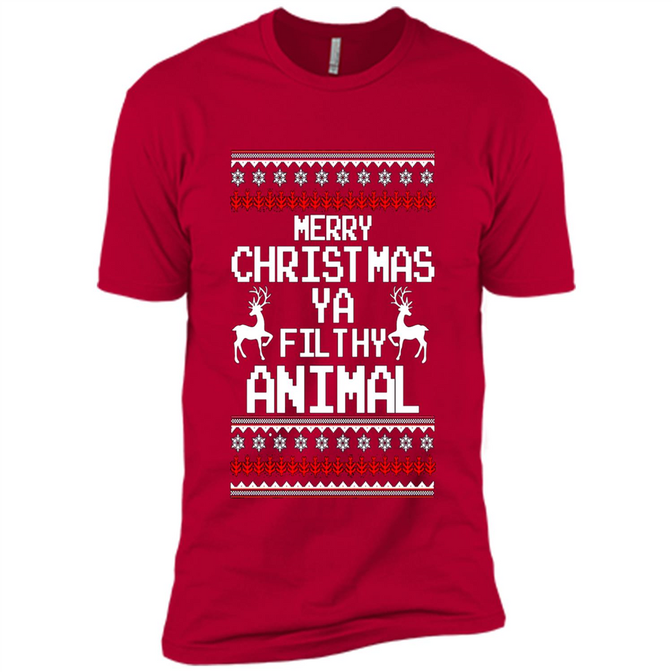 Merry Christmas ya filthy animal ulgy sweater PINGPONG