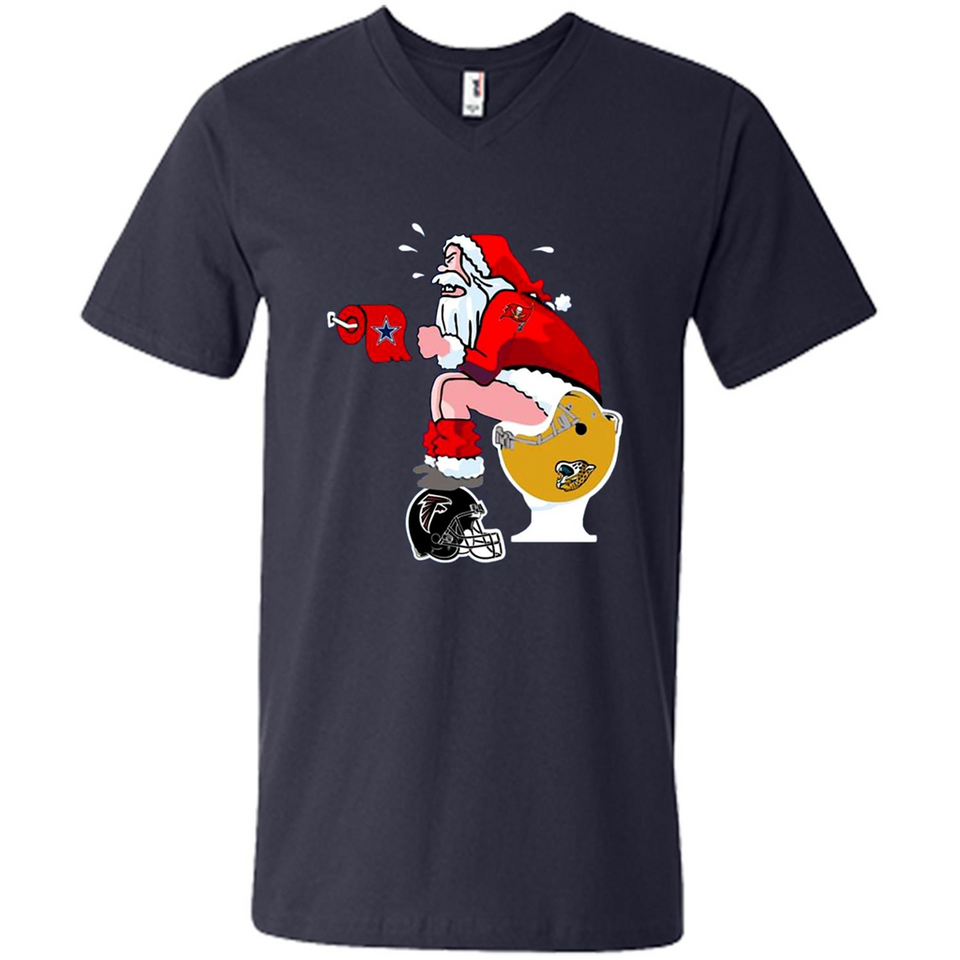 Tampa Bay Buccaneers Santa Claus Toilet