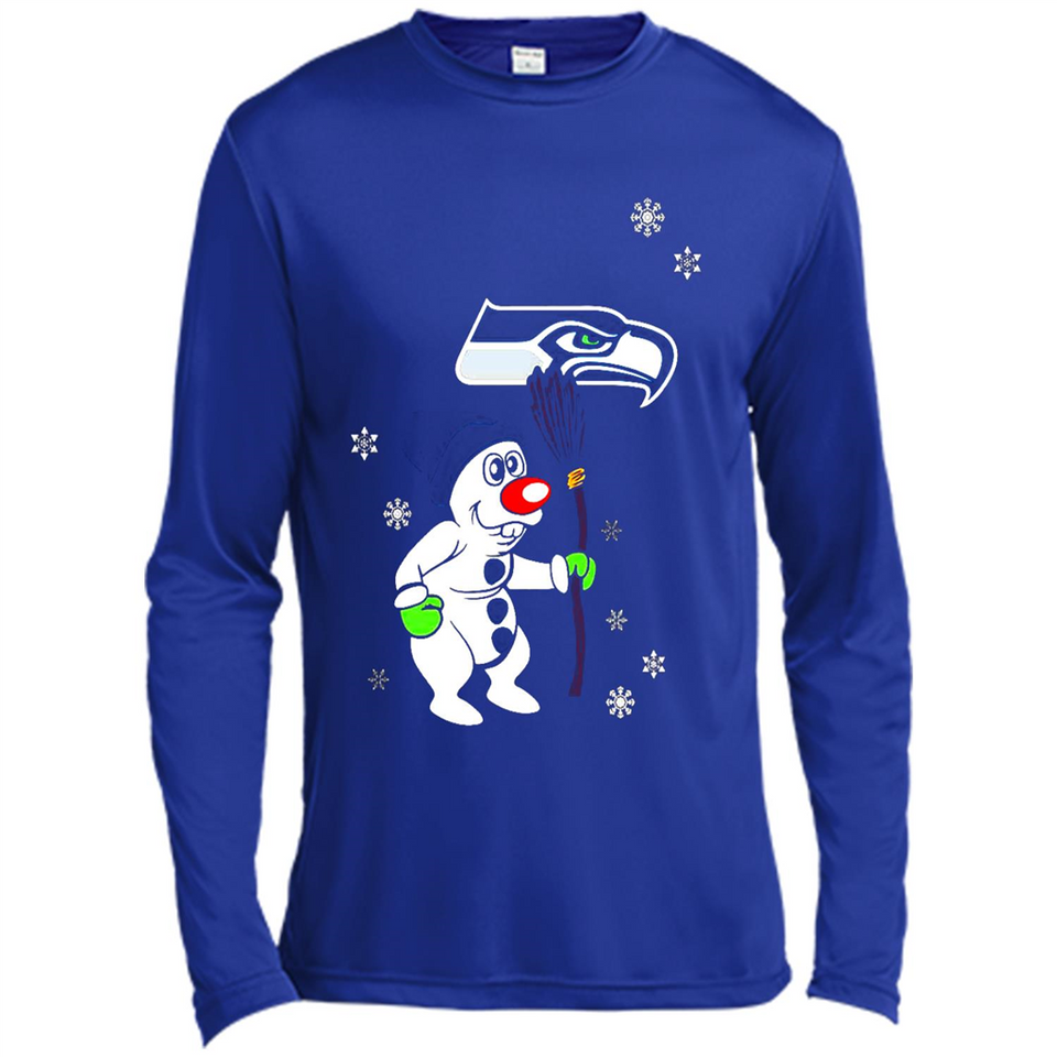 Seattle Seahawks Snowman