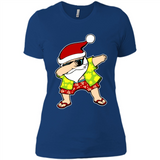 Dabbing Santa Christmas In July 1 - Ladies' Boyfriend T-Shirt