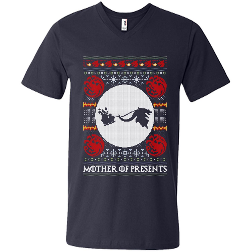 Mother Of Presents – Game of Thrones ugly christmas sweater - Men's V-Neck
