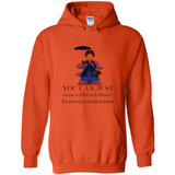 Mary Poppins Clipart You Can Just Supercalifuckilistic Kissmyassadocious MERCHCUTE - Hoodie