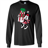 Disney Minnie Mouse Christmas Gift Sweatshirt - Long Sleeve T-Shirt