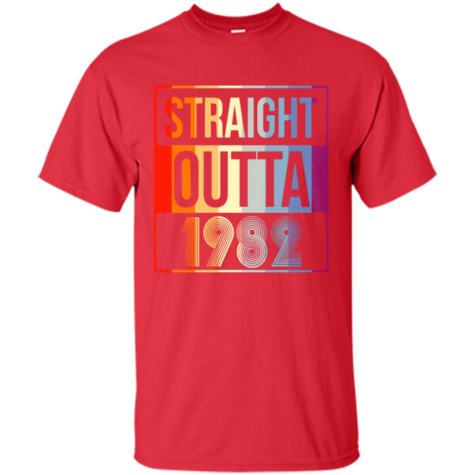 Retro Straight Outta 1982 36 Years Old - Shirt