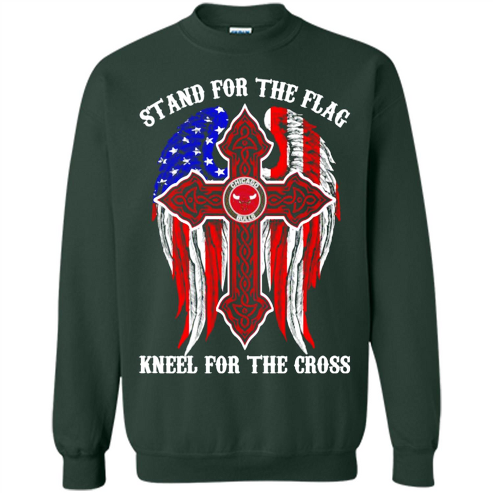 Chicago Bulls - stand for the flag kneel for the cross