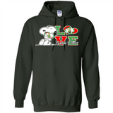 Snoopy loves NBA Boston Celtics - Hoodie