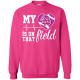 Notre Dame Fighting Irish Football My Heart is on that Field - Sweatshirt