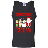 CHRISTMAS CREW Shirt X-mas Santa Snowman Reindeer Elf - Tank Top