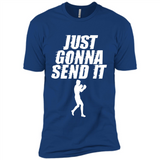 Just Gonna Send It Boxing Boxer Fighter Kick Fighting - Premium Short Sleeve T-Shirt