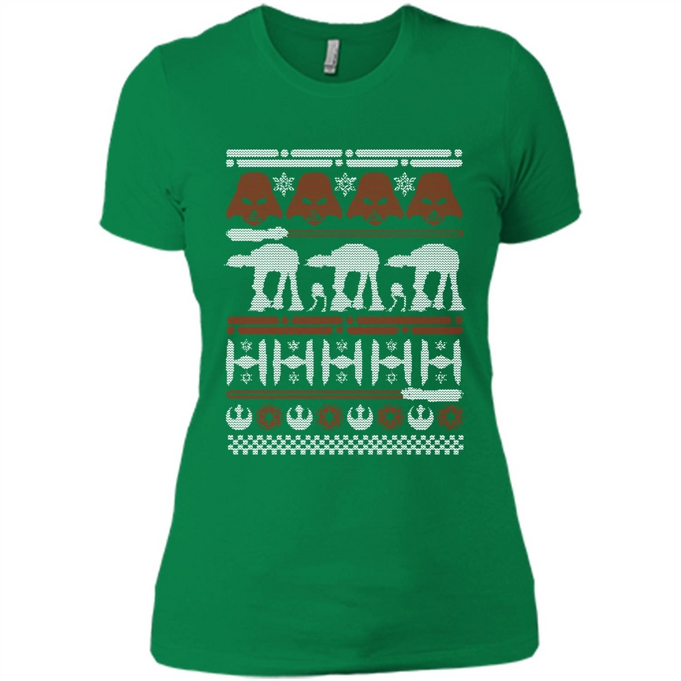 Star Wars - Christmas on Hoth - Ladies' Boyfriend T-Shirt