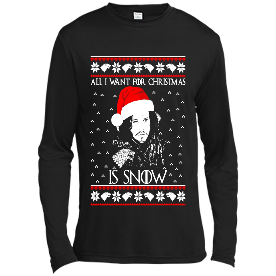 All I Want for Christmas is Snow ugly sweater PINGPONG