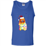 Pomeranian Santa Lights Christmas Dog Xmas Sweatshirt - Tank Top