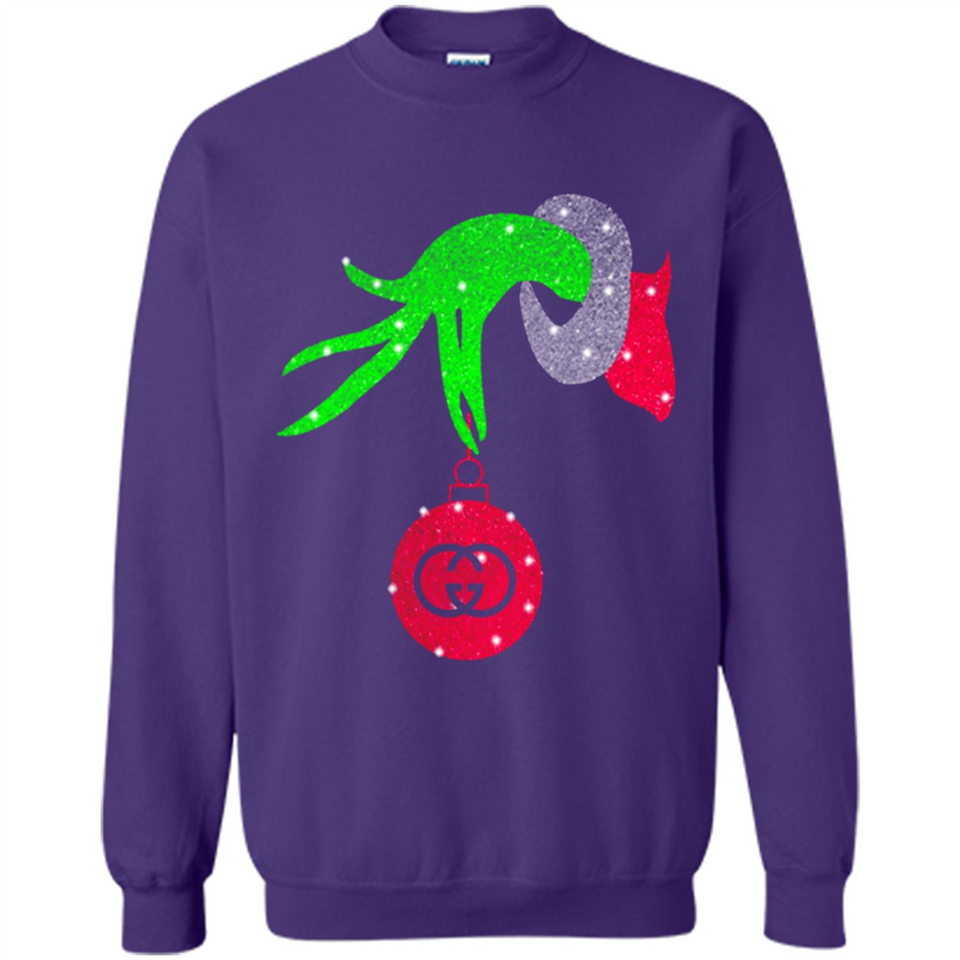 Grinch hand holding logo Gucci PING PONG