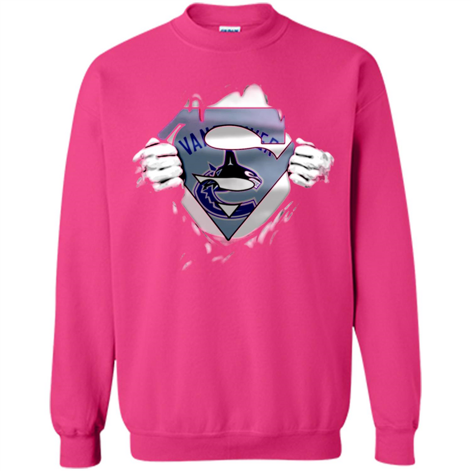 Vancouver Canucks And Superman Fans - Sweatshirt