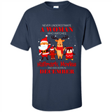 Never Underestimate A December Woman Watches Hallmark Movies Sweatshirt PINGPONG
