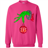 GRINCH HAND HOLDING CINCINNATI BENGALS GLITTER CHRISTMAS PINGPONG