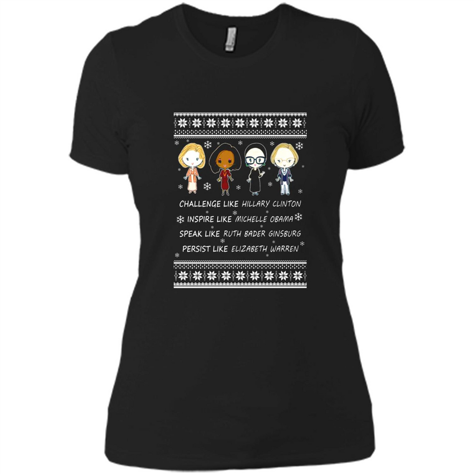 Nasty Women Michelle Hillary Warren Bader Christmas PINGPONG